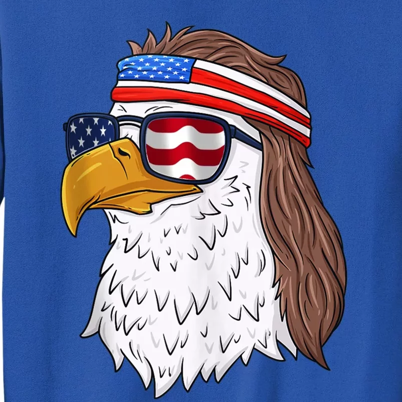 Eagle Mullet Merica 4th Of July American Flag Gift Great Gift Sweatshirt