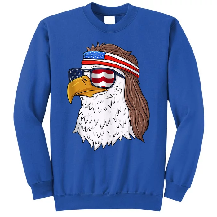 Eagle Mullet Merica 4th Of July American Flag Gift Great Gift Sweatshirt