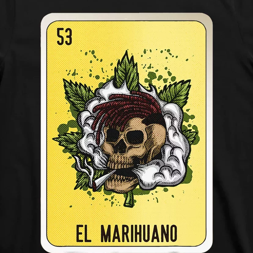 El Marihuano Mexican Slang Chicano Bingo Cards T-Shirt