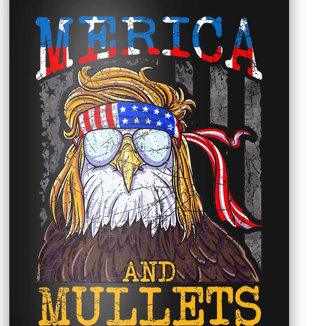 Eagle Mullet Merica Poster