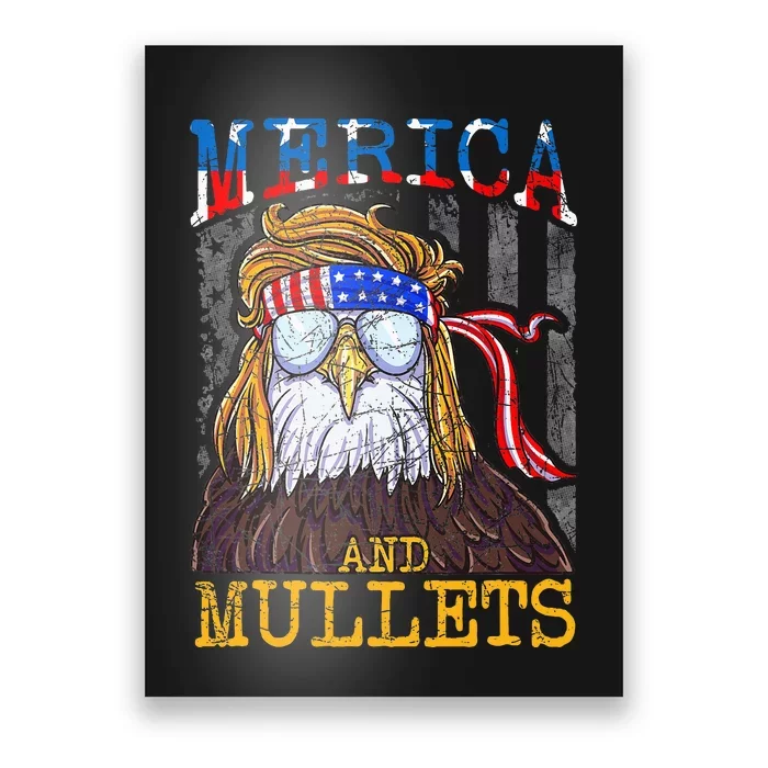 Eagle Mullet Merica Poster