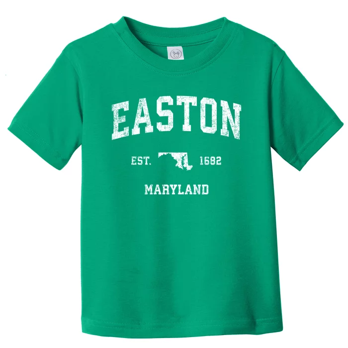 Easton Maryland Md Vintage Athletic Sports Toddler T-Shirt