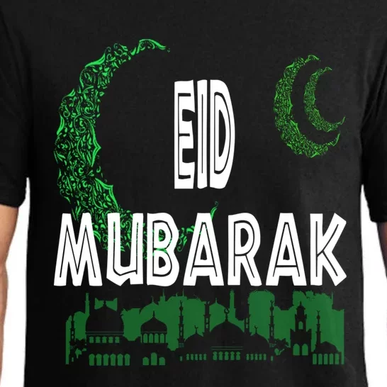 Eid Mubarak Muslims Tee Adha And Iftar Gift Pajama Set