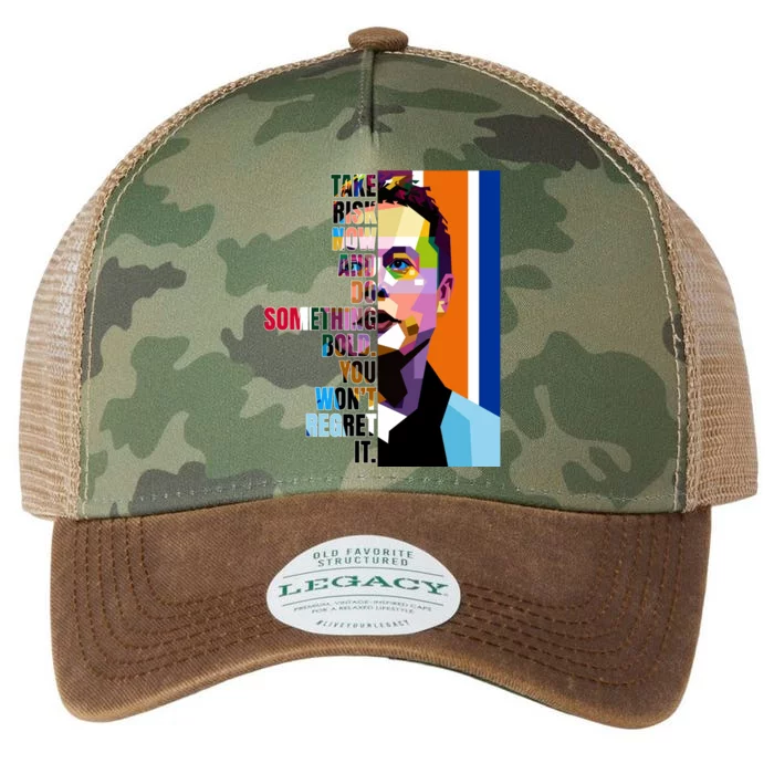 Elon Musk Motivation Quote Legacy Tie Dye Trucker Hat