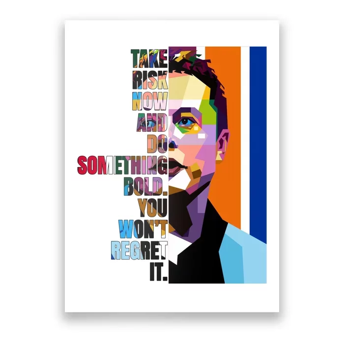 Elon Musk Motivation Quote Poster