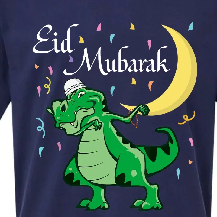 Eid Mubarak Muslim Clothing Eid Al Fitr Boy Sueded Cloud Jersey T-Shirt