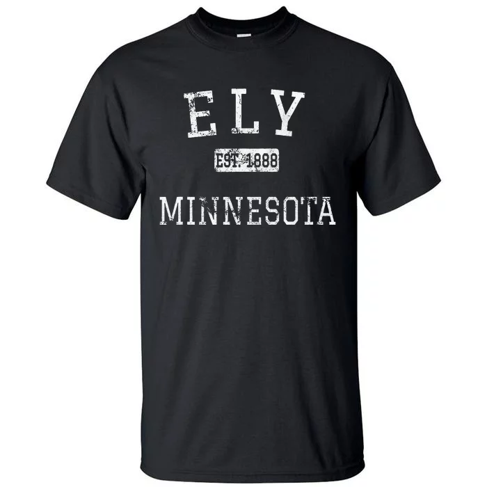 Ely Minnesota Mn Vintage Tall T-Shirt