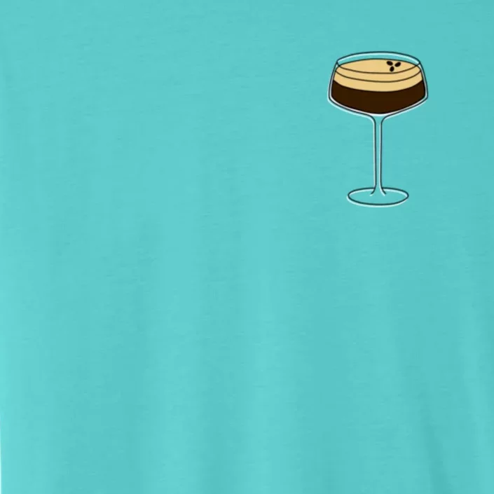 Espresso Martini Minimalist Elegance ChromaSoft Performance T-Shirt