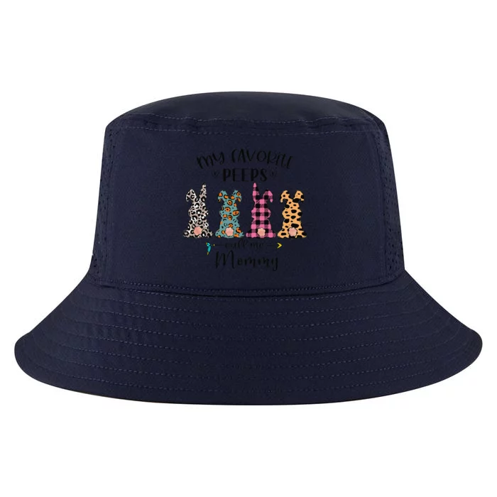 Easter Mom My Favorite Peeps Calls Me Mommy Easter Bunny Cool Comfort Performance Bucket Hat