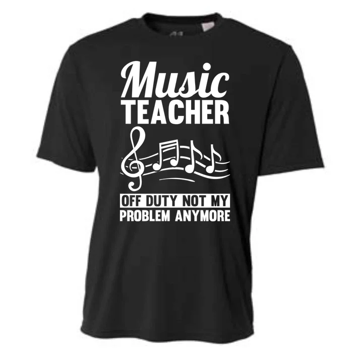 Educator Musical Notes Education School Cute Gift Music Teacher Gift Cooling Performance Crew T-Shirt