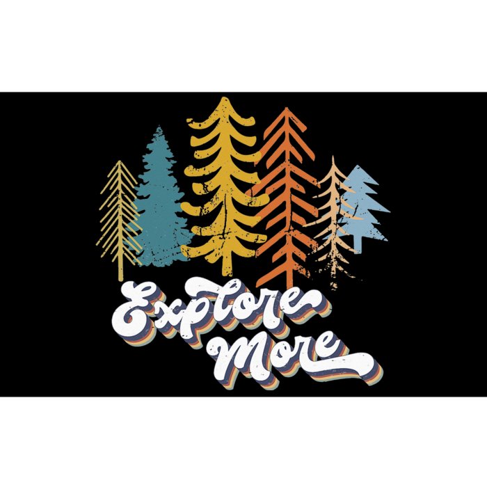 Explore More Outdoor Adventure Hiking Camping Biking Fishing Bumper Sticker