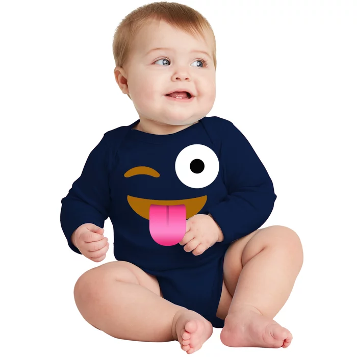 Emoji Costume Baby Long Sleeve Bodysuit