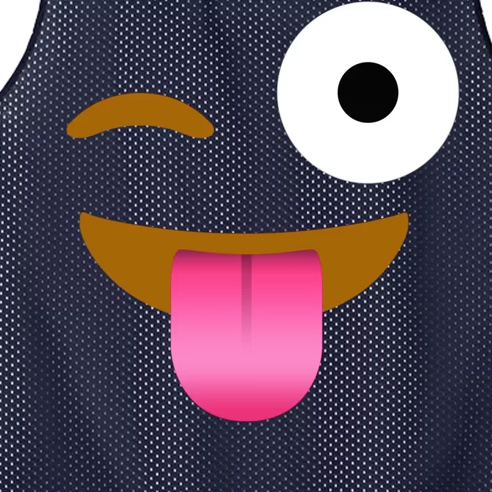 Emoji Costume Mesh Reversible Basketball Jersey Tank