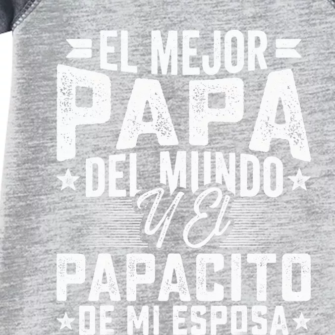 El Mejor Papa Del Mundo Camiseta En Espanol Padre Latino Infant Baby Jersey Bodysuit