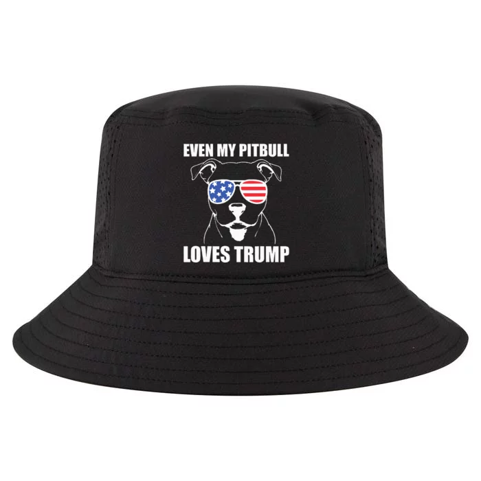 Even My Pitbull Loves Trump Cool Comfort Performance Bucket Hat