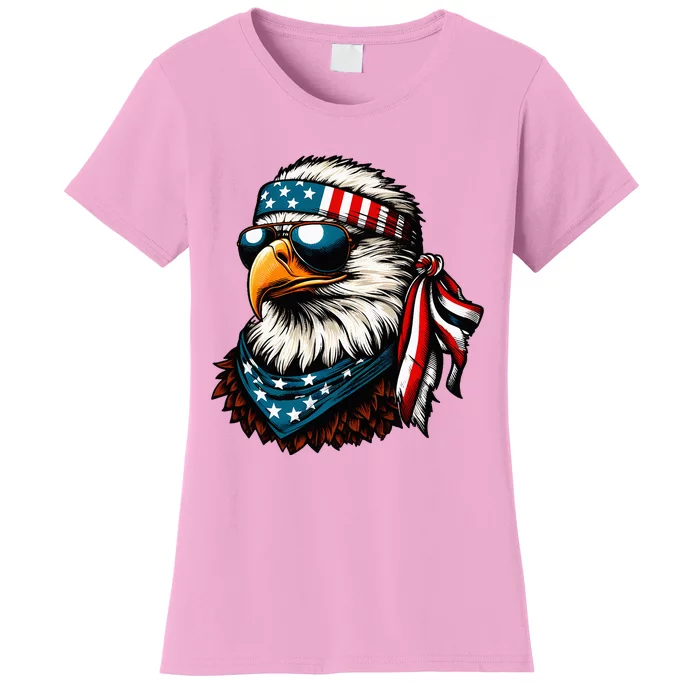 Eagle Mullet Patriotic 4th Of July Patriot Usa Women's T-Shirt