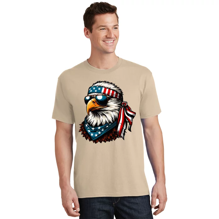 Eagle Mullet Patriotic 4th Of July Patriot Usa T-Shirt