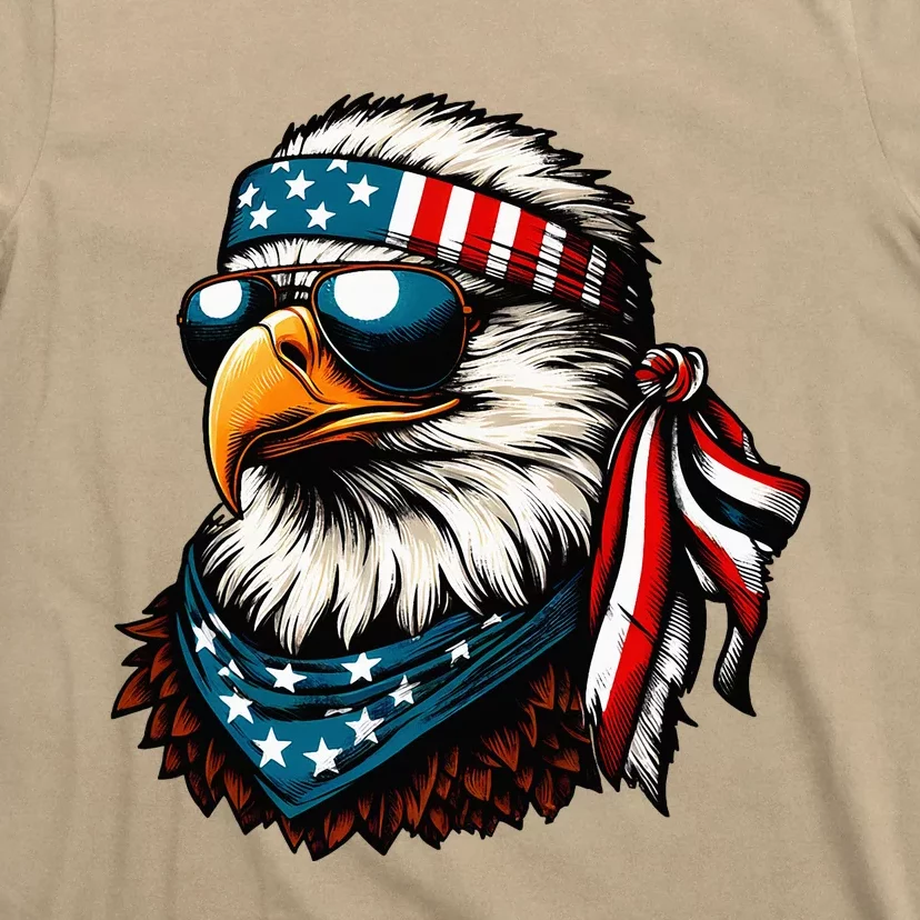 Eagle Mullet Patriotic 4th Of July Patriot Usa T-Shirt