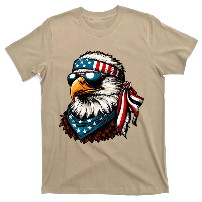 Eagle Mullet Patriotic 4th Of July Patriot Usa T-Shirt