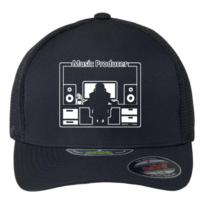 Electronic Music Producer Beatmaker Flexfit Unipanel Trucker Cap