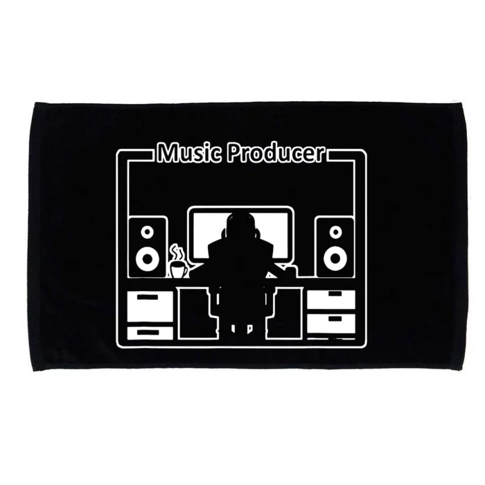 Electronic Music Producer Beatmaker Microfiber Hand Towel