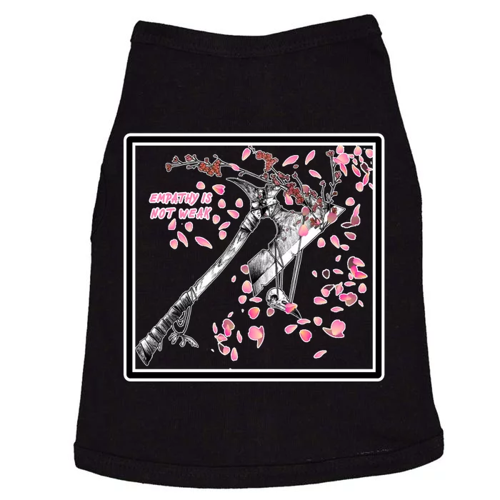 Empathy Is Not Weak Animae e Axe Floral Doggie Tank