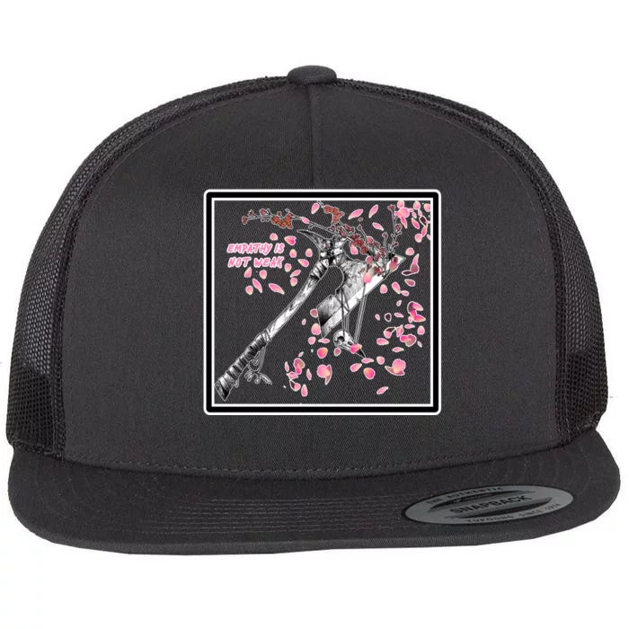 Empathy Is Not Weak Animae e Axe Floral Flat Bill Trucker Hat