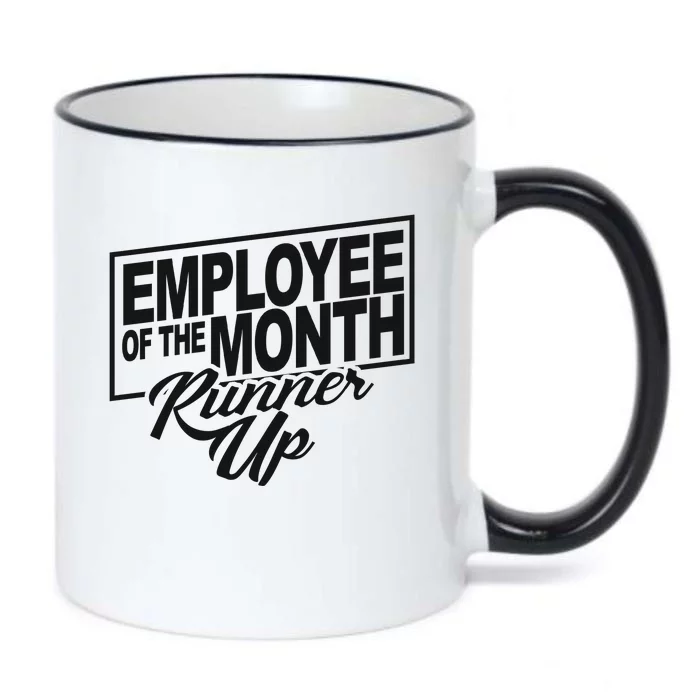 Employee Of The Month Runner Up Black Color Changing Mug