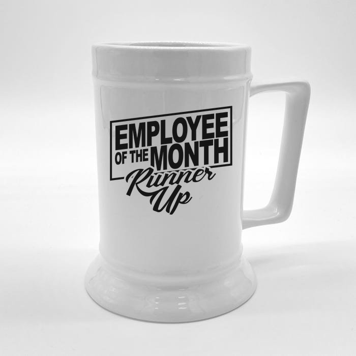 Employee Of The Month Runner Up Front & Back Beer Stein