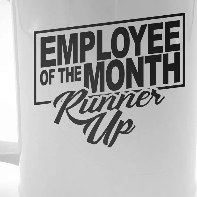 Employee Of The Month Runner Up Front & Back Beer Stein