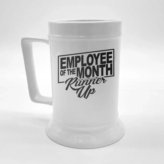 Employee Of The Month Runner Up Front & Back Beer Stein