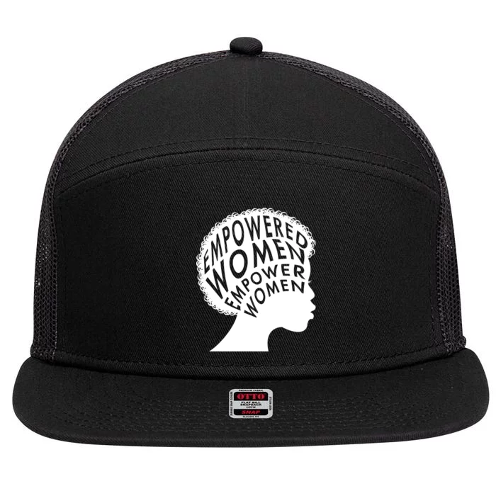 Empowered Women 7 Panel Mesh Trucker Snapback Hat