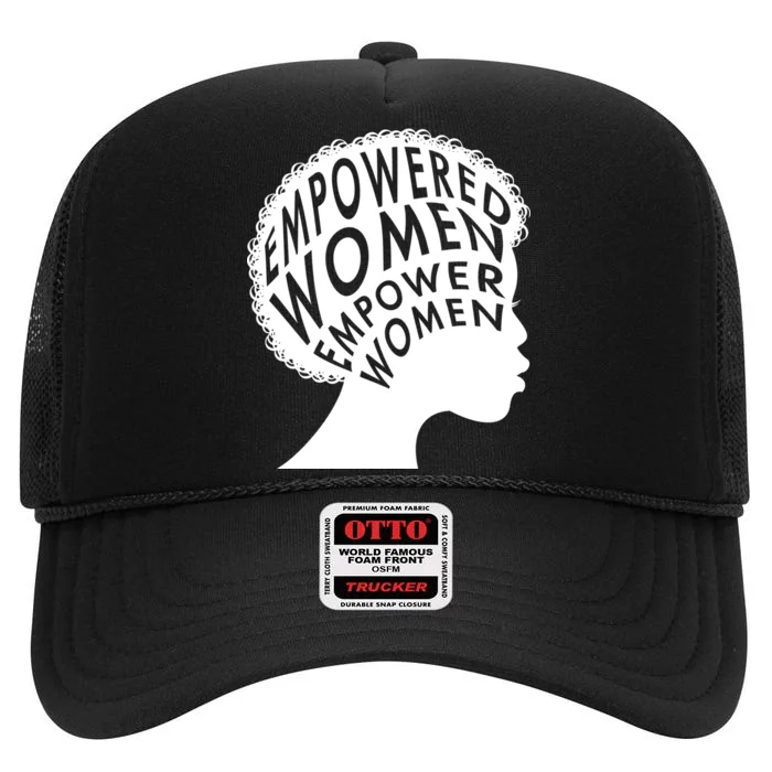 Empowered Women High Crown Mesh Trucker Hat