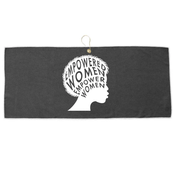 Empowered Women Large Microfiber Waffle Golf Towel