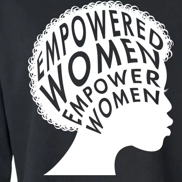 Empowered Women Cropped Pullover Crew