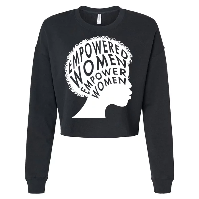 Empowered Women Cropped Pullover Crew