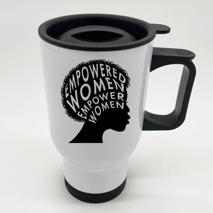 Empowered Women Front & Back Stainless Steel Travel Mug