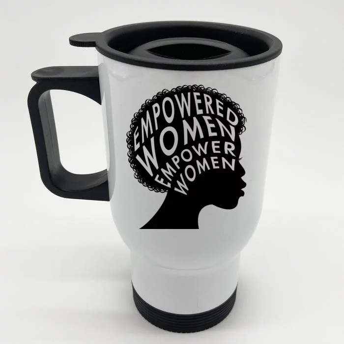 Empowered Women Front & Back Stainless Steel Travel Mug