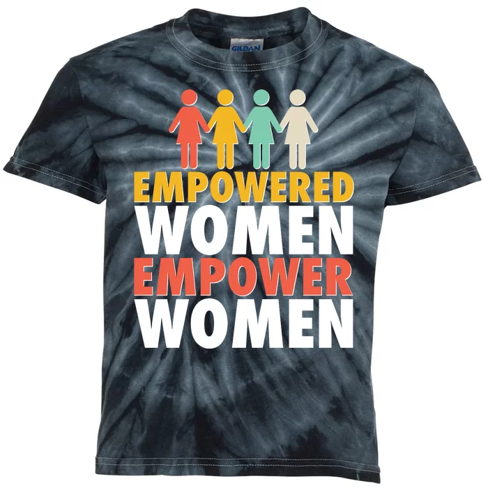 Empowered Women Empower Women Vintage colors Kids Tie-Dye T-Shirt