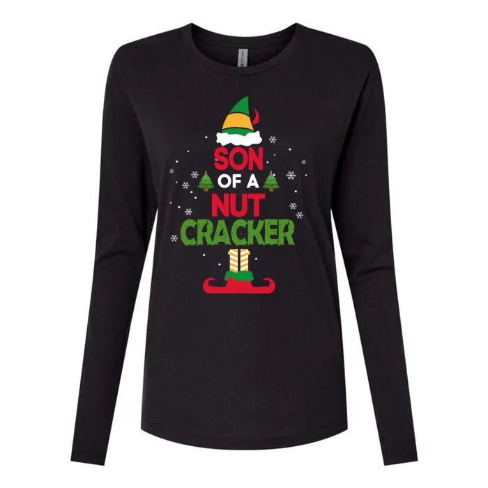 Elf Movie Quote Son Of A Nutcracker Womens Cotton Relaxed Long Sleeve T-Shirt