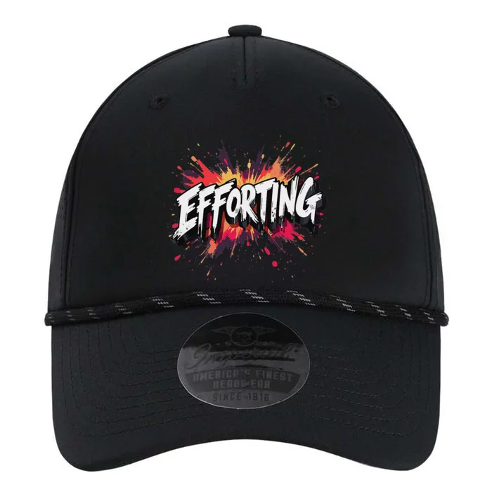 Efforting Motivational Quote For Determined Minds Funny Performance The Dyno Cap