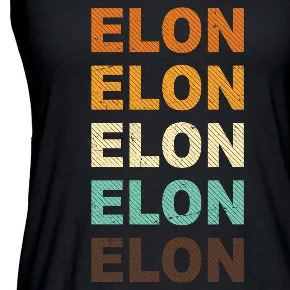 Elon Musk Retro Ladies Essential Flowy Tank