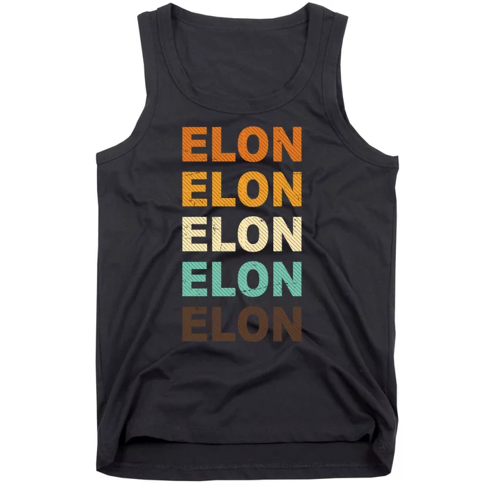 Elon Musk Retro Tank Top