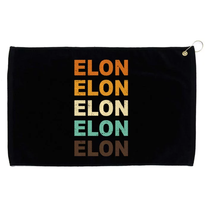 Elon Musk Retro Grommeted Golf Towel