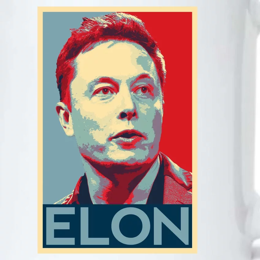 Elon Musk Retro Black Color Changing Mug