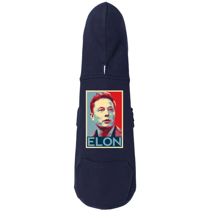 Elon Musk Retro Doggie 3-End Fleece Hoodie