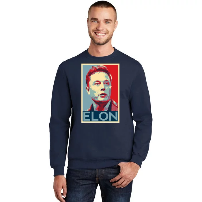 Elon Musk Retro Tall Sweatshirt