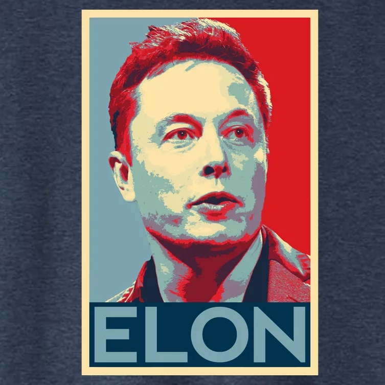 Elon Musk Retro Women's Crop Top Tee