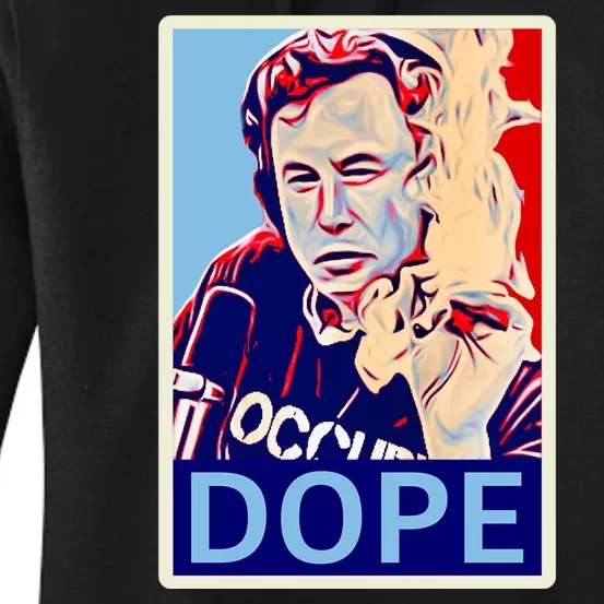 Elon Musk Retro Dope Women's Pullover Hoodie