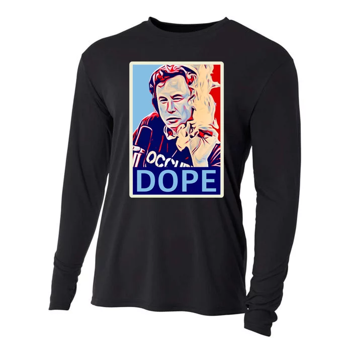 Elon Musk Retro Dope Cooling Performance Long Sleeve Crew